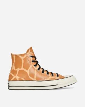 Chuck 70 Glow-In-The-Dark Giraffe Print Sneakers Ginger Snap