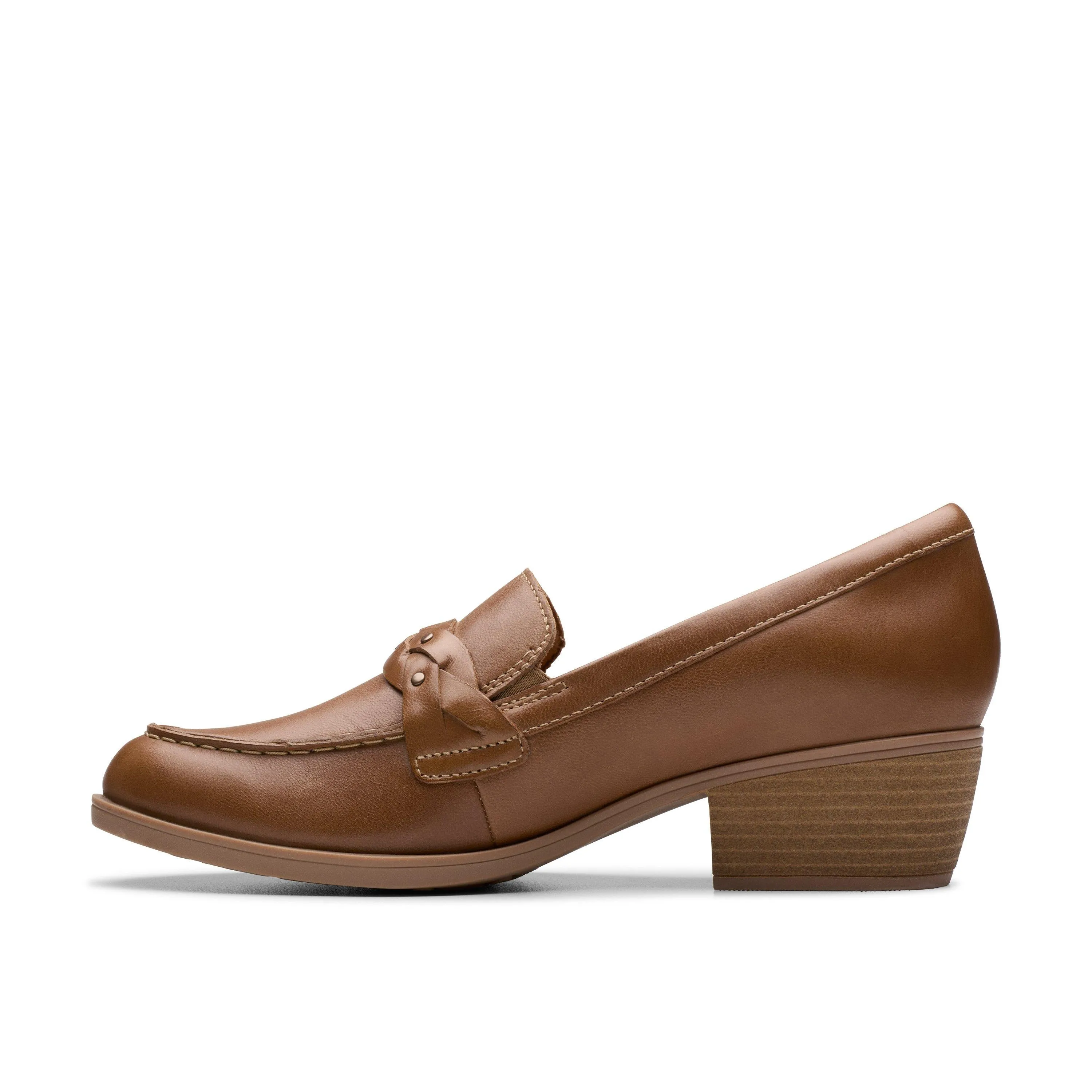 Clarks Charlten Echo in Beige Leather
