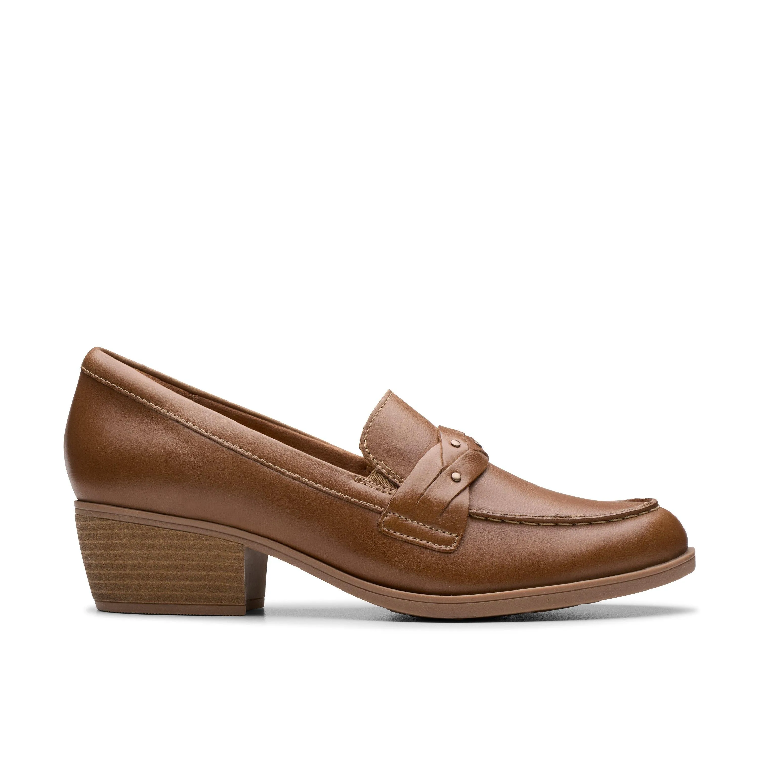 Clarks Charlten Echo in Beige Leather