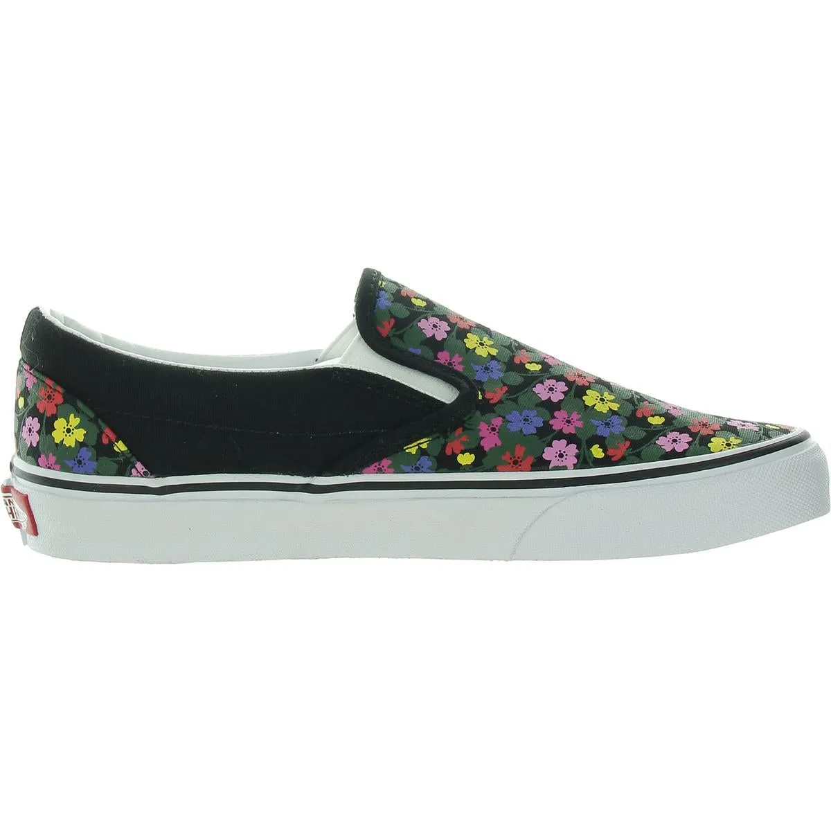 Classic Slip-O Mens Floral Print Canvas Loafers