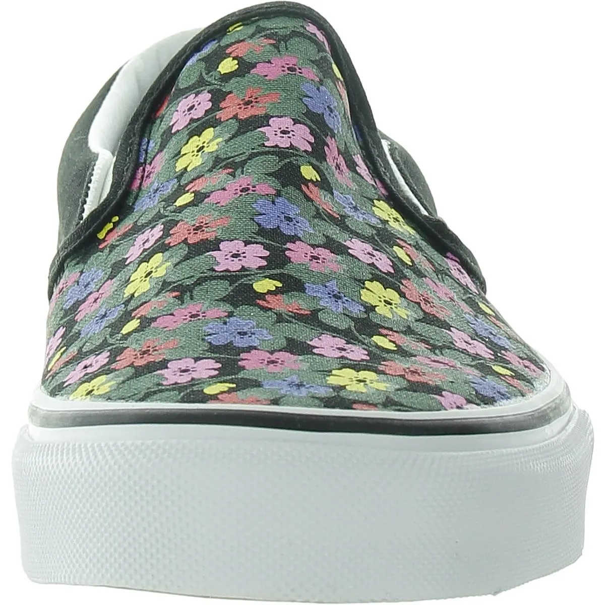 Classic Slip-O Mens Floral Print Canvas Loafers