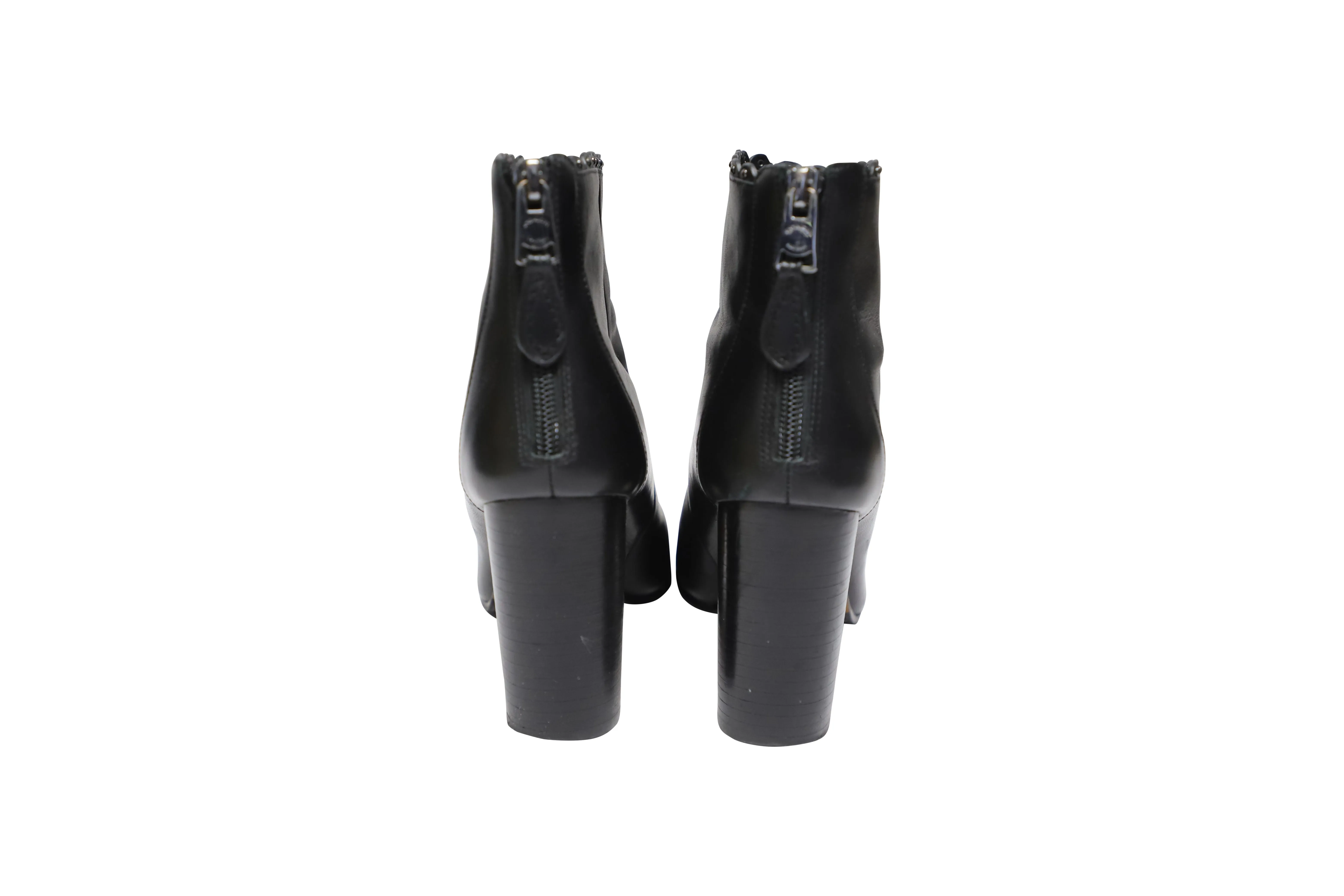 Coach Terence Ankle Boots in Black Leather