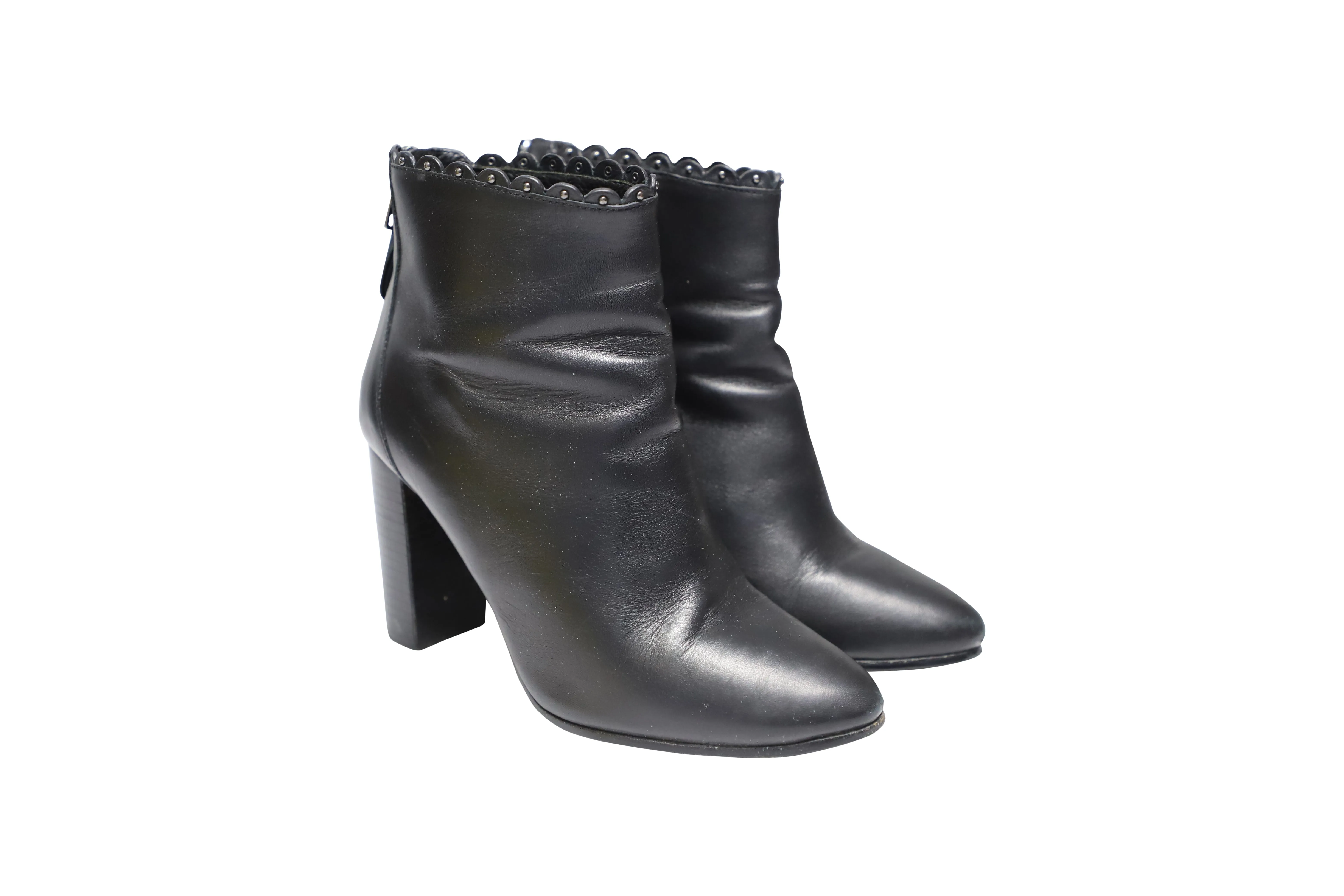 Coach Terence Ankle Boots in Black Leather