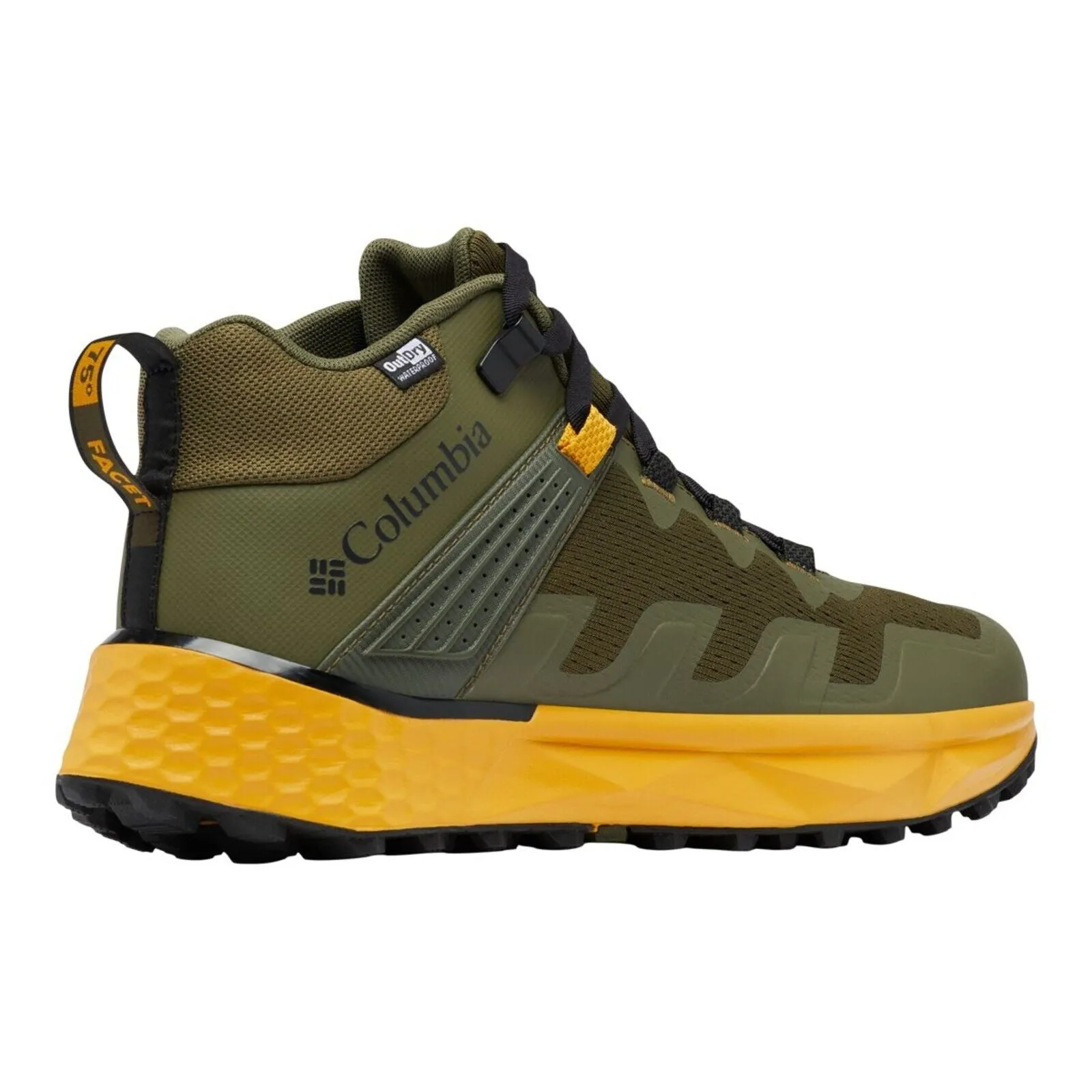 Columbia Facet 75 Mid Outdry BM7615-383 Boot Mens 10.5 Green Hiking Shoes TF1761
