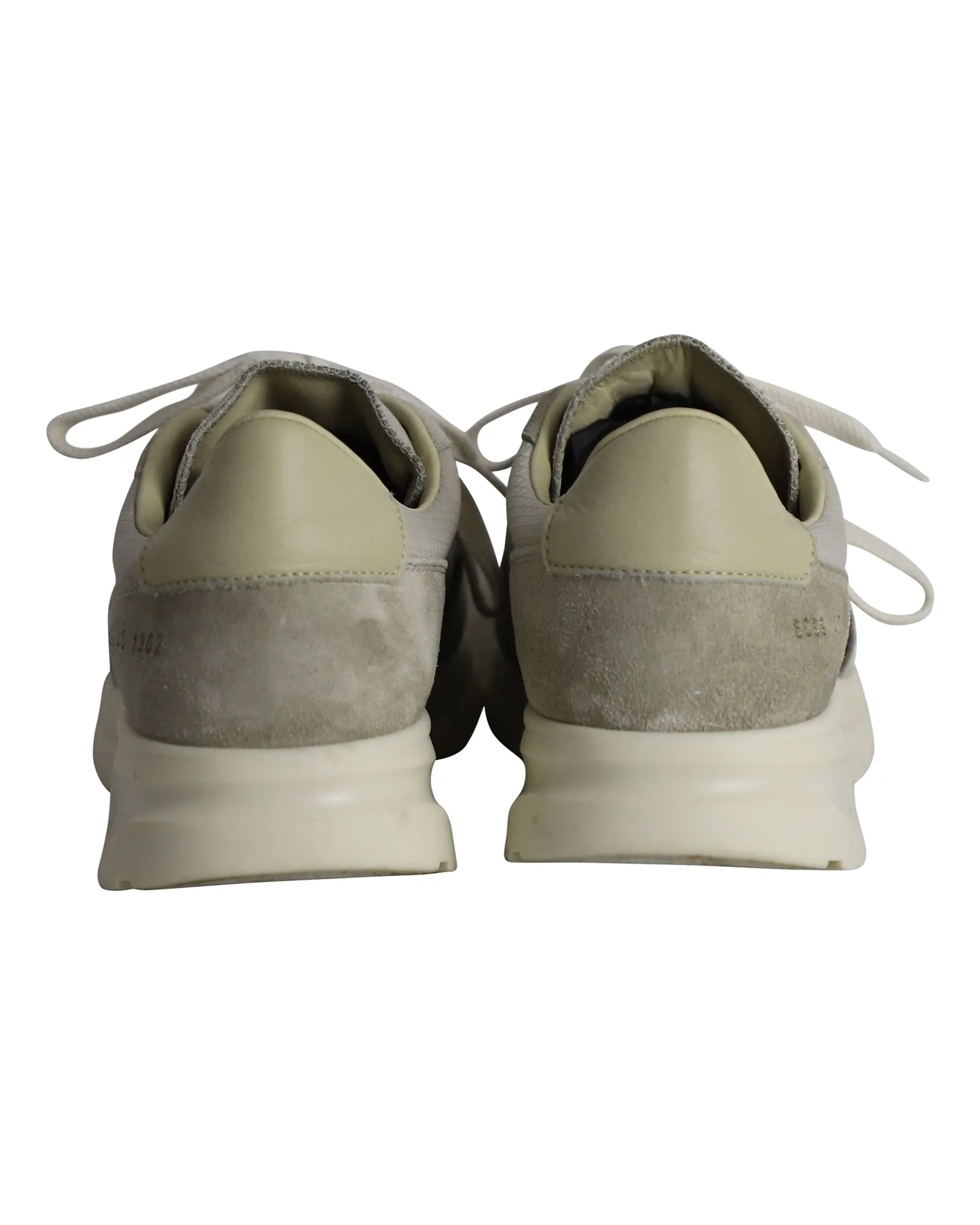 Common Projects Track 80 Sneakers in Grey Suede
