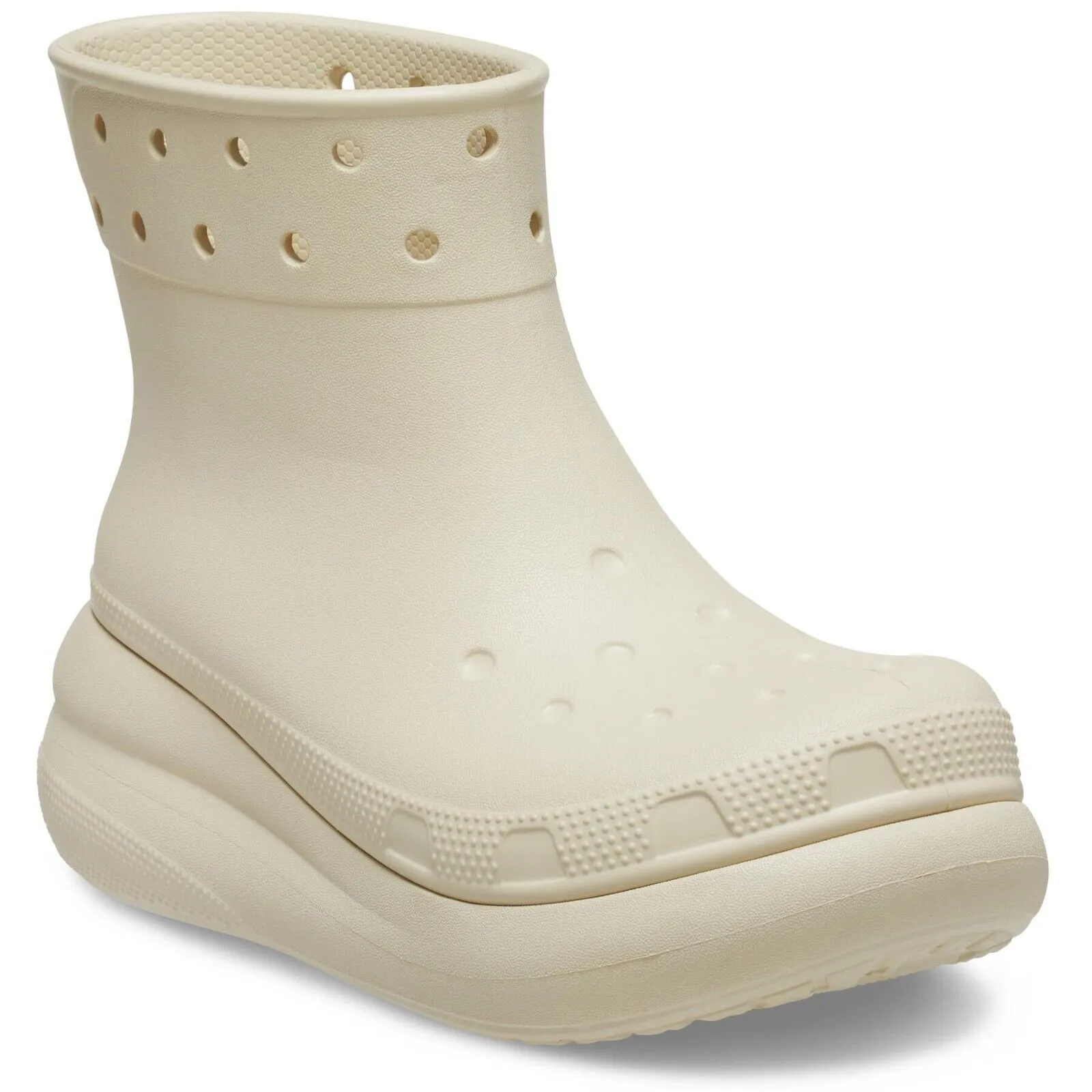 Crocs Classic 207946-2Y2 Rain Boots Unisex US 13 Bone Slip-On Waterproof POW151