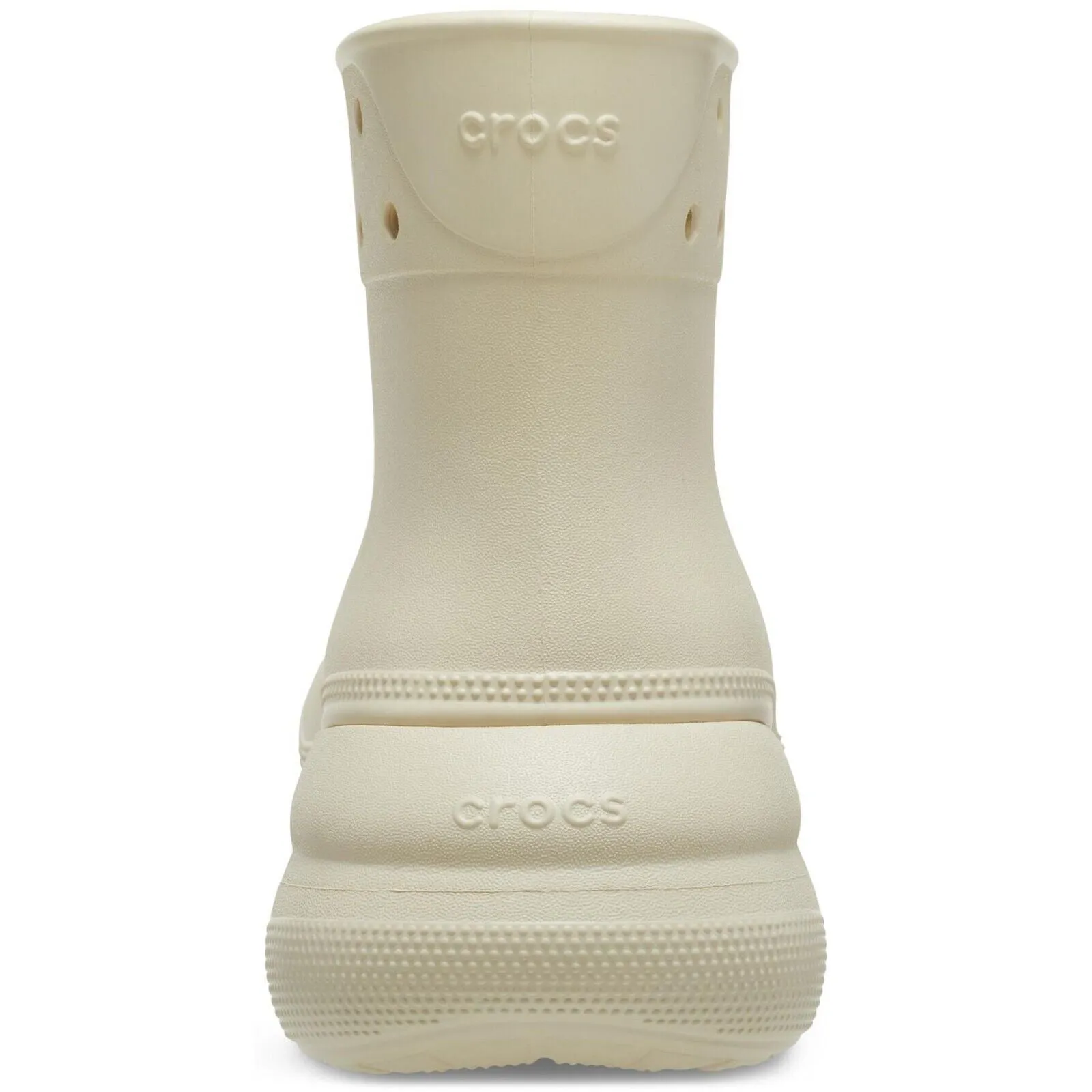 Crocs Classic 207946-2Y2 Rain Boots Unisex US 13 Bone Slip-On Waterproof POW151