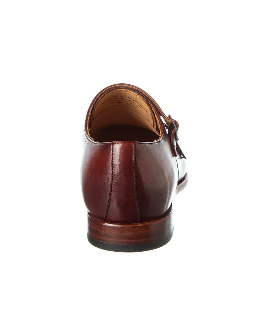 Curatore Cap Toe Double Monk Leather Loafer
