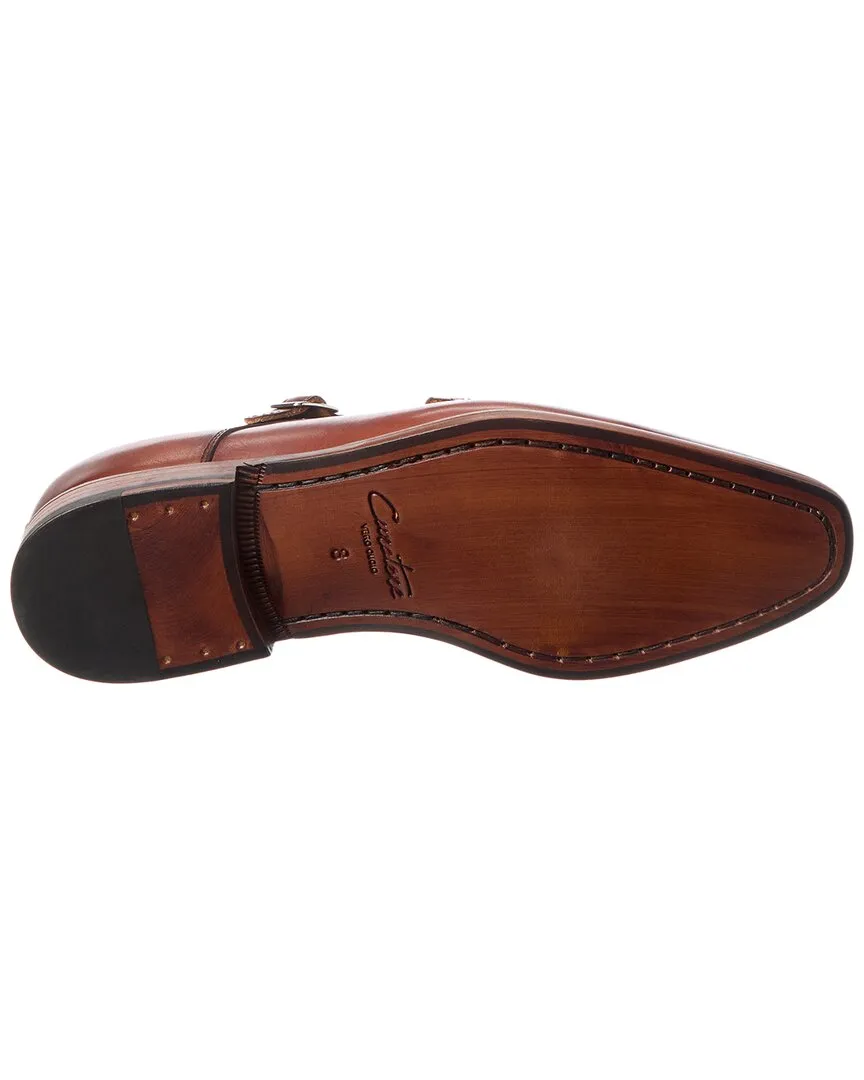Curatore Double Monk Leather Loafer