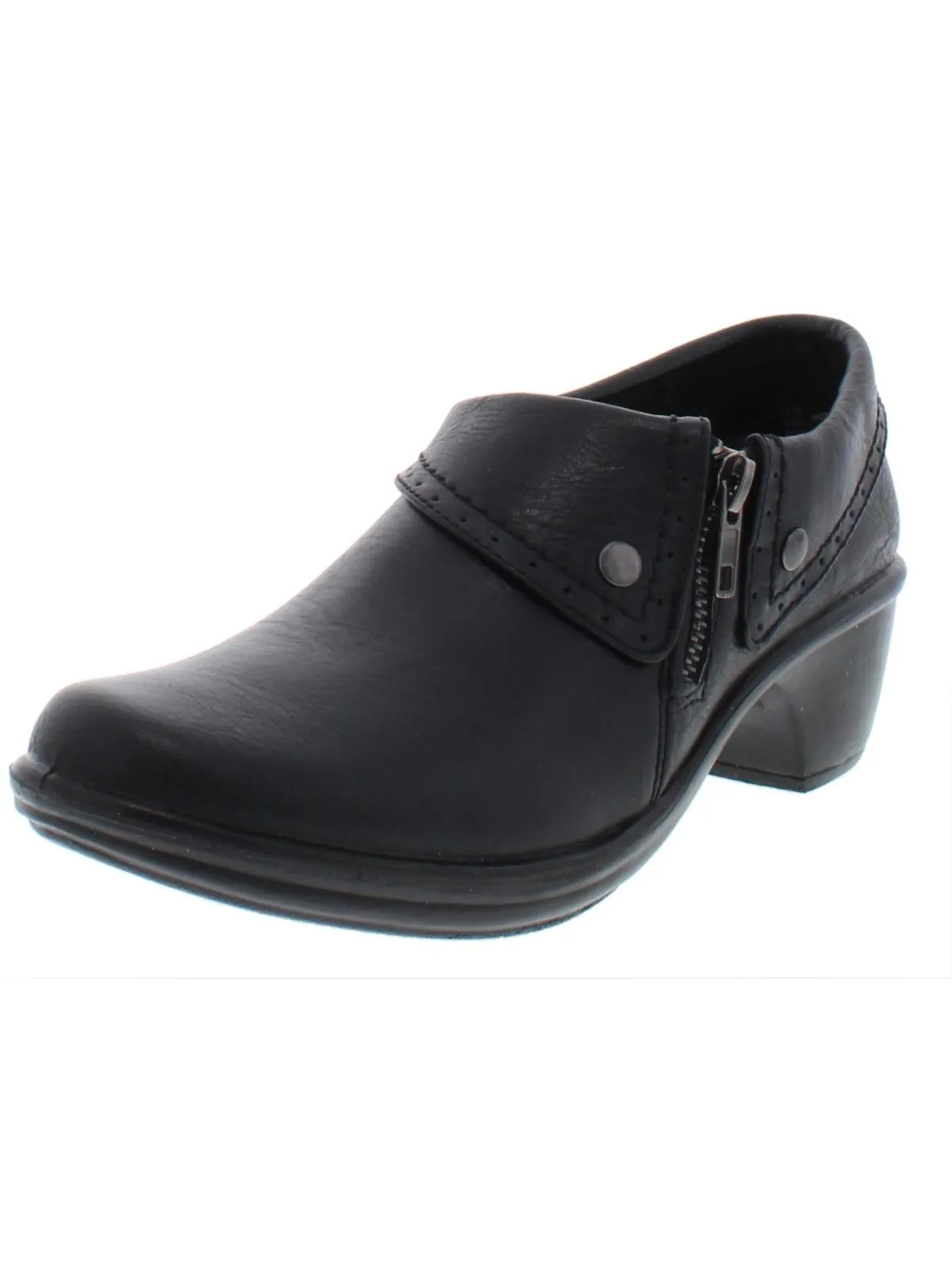 Darcy Womens Faux Leather Embossed Shooties