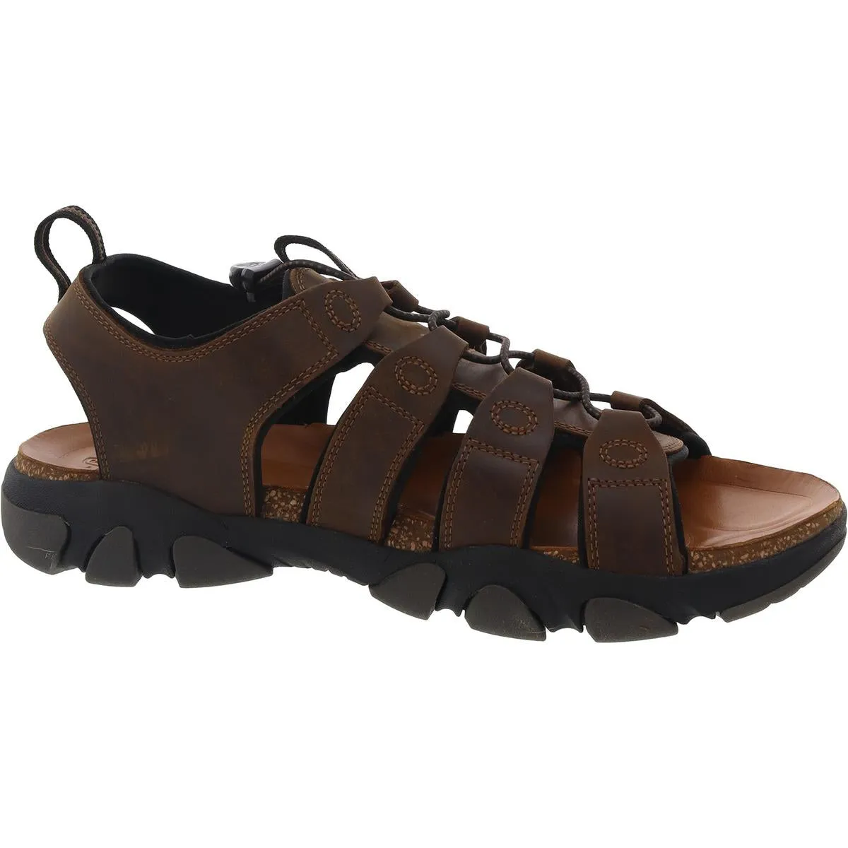 Daytona II Mens Strappy Leather Fisherman Sandals