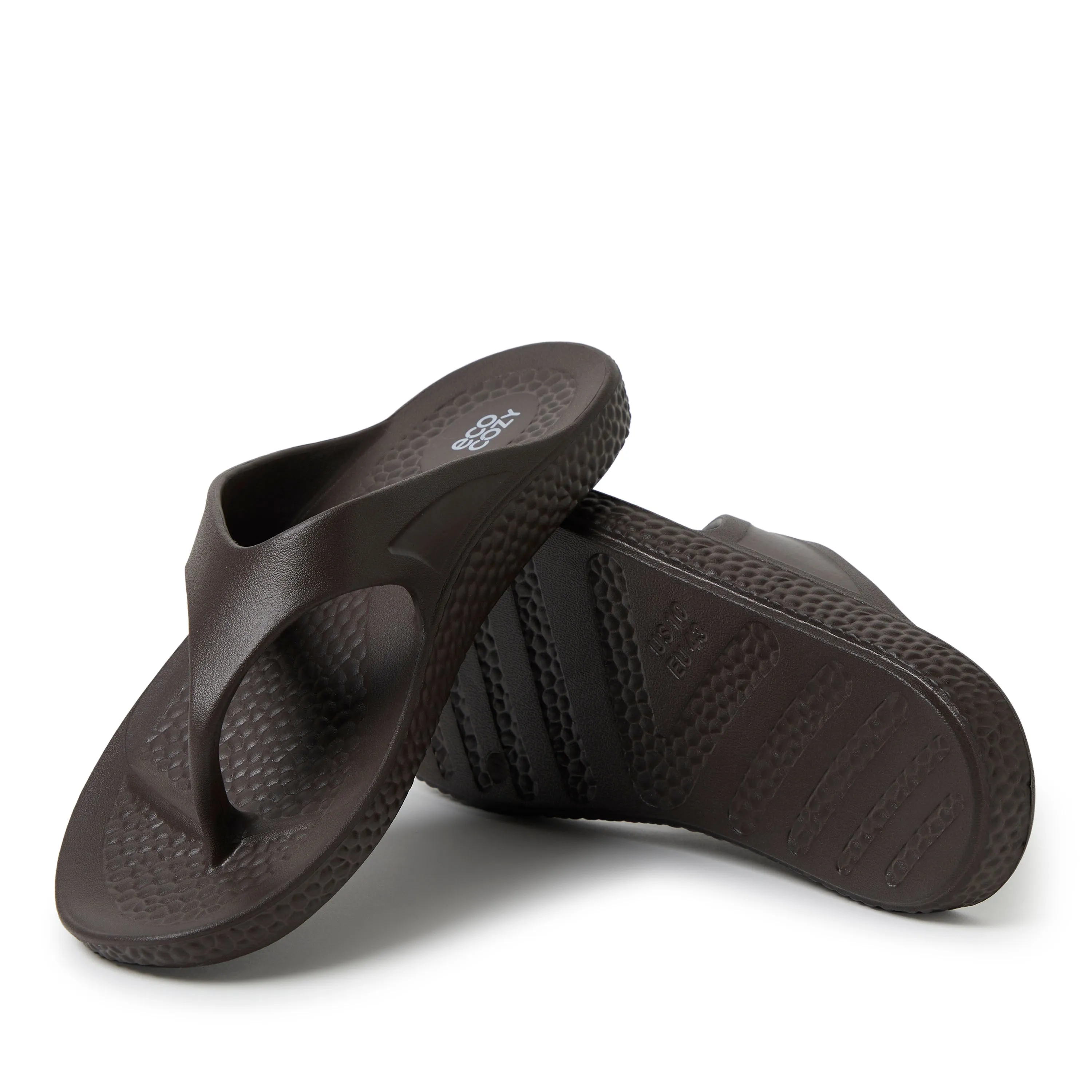 Dearfoams EcoCozy Men's Sustainable Comfort Thong