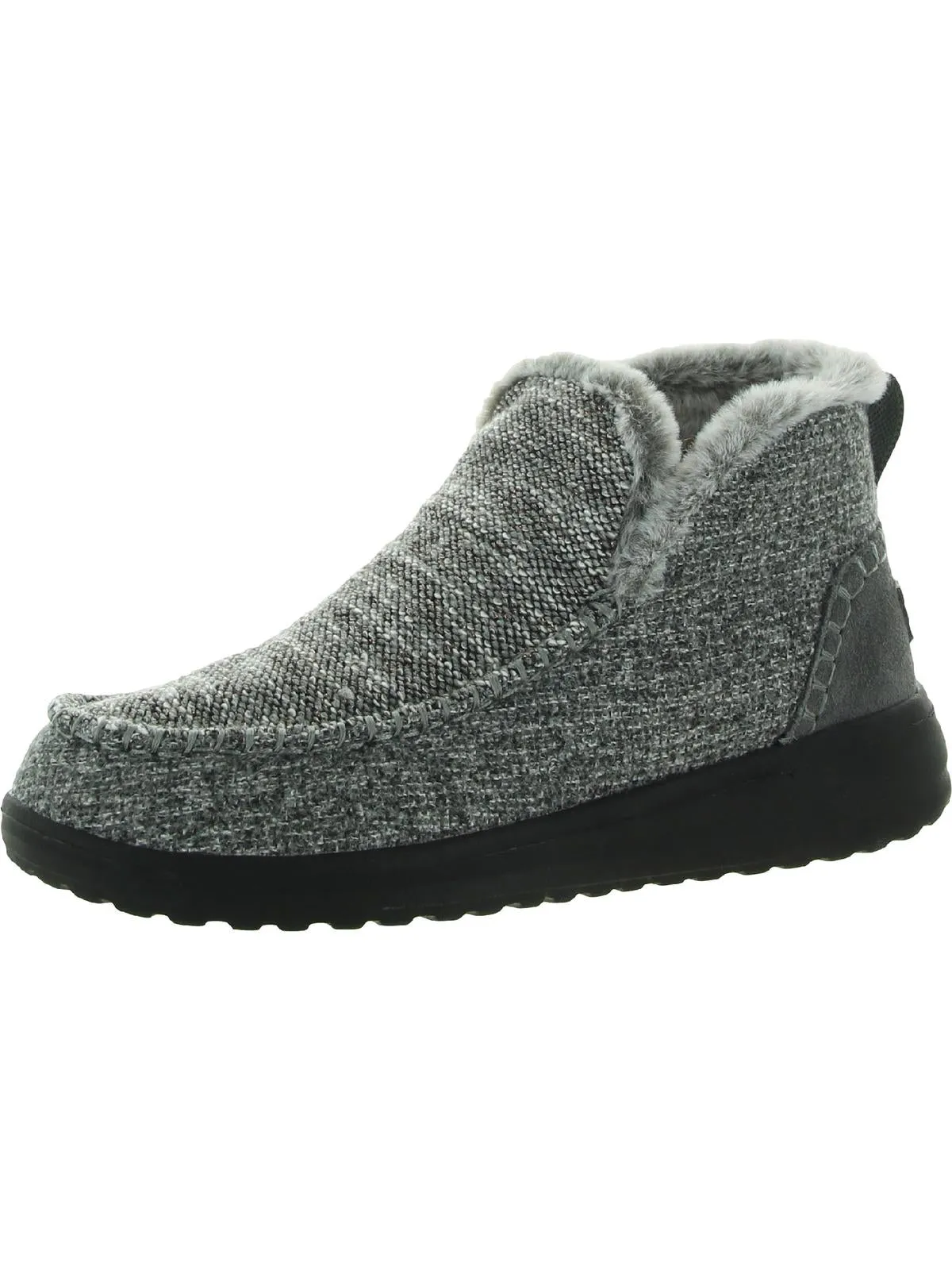 Denny Womens Lined Slip On Ankle Boots