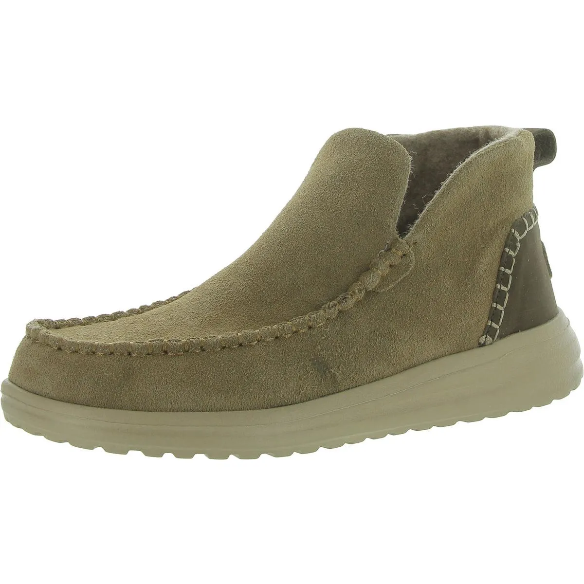 Denny Womens Lined Slip On Ankle Boots