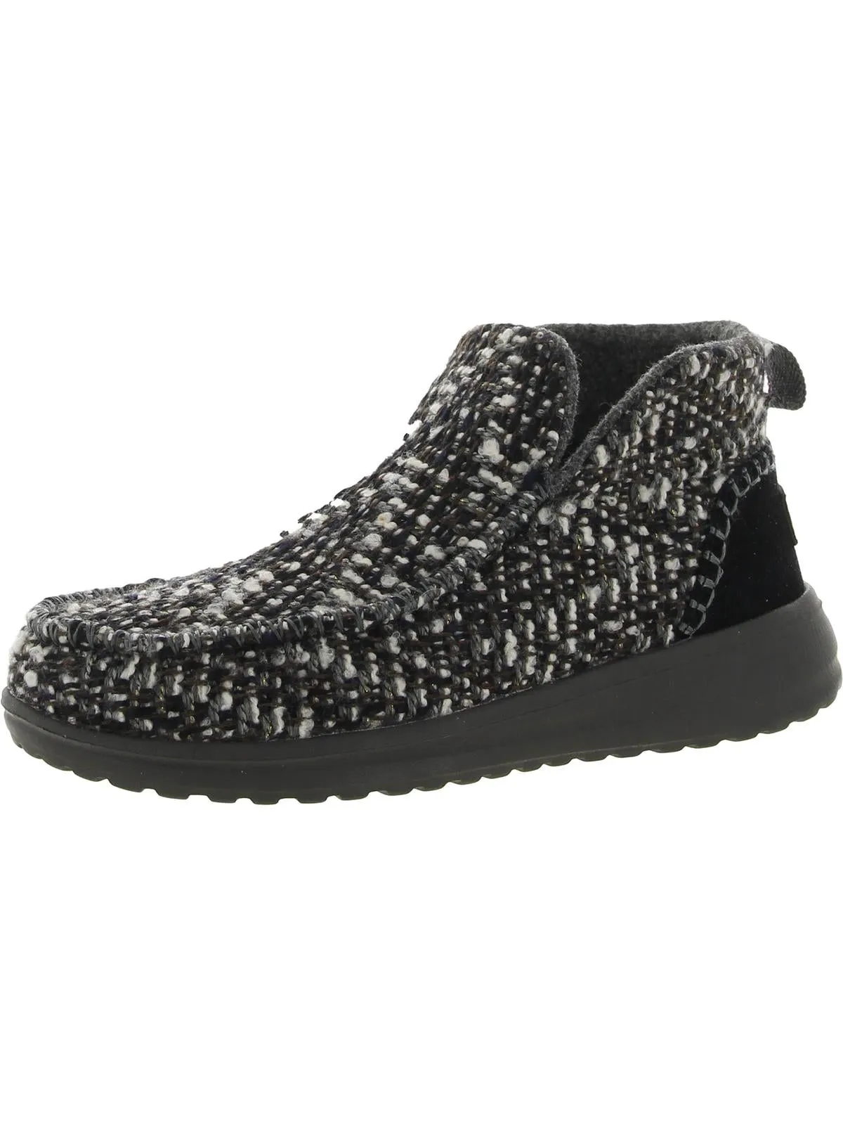 Denny Womens Lined Slip On Ankle Boots