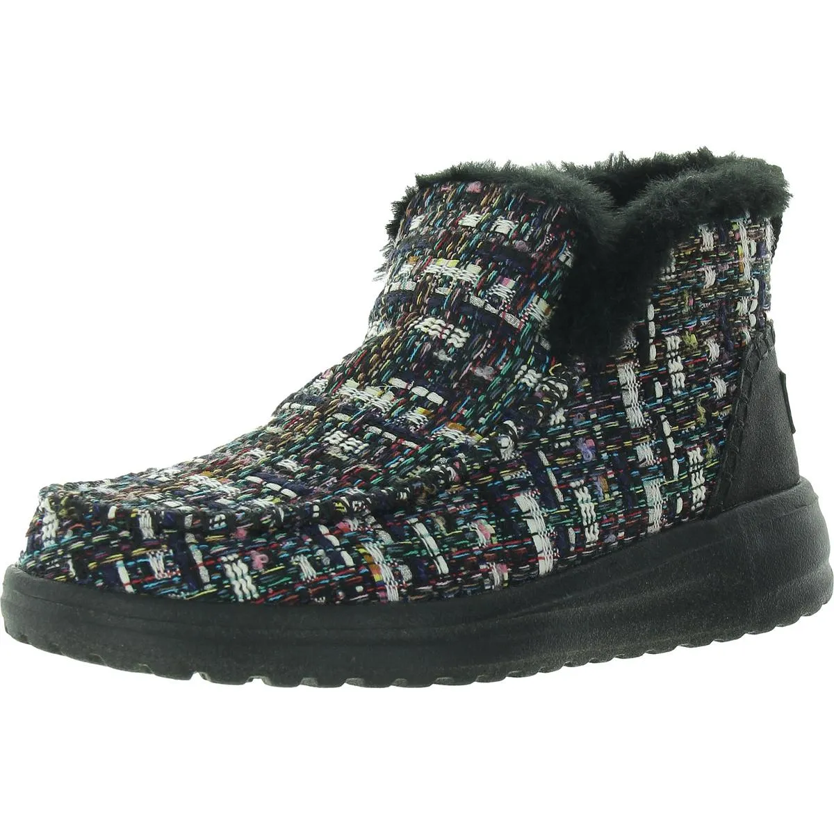 Denny Womens Lined Slip On Ankle Boots