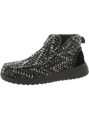 Denny Womens Lined Slip On Ankle Boots