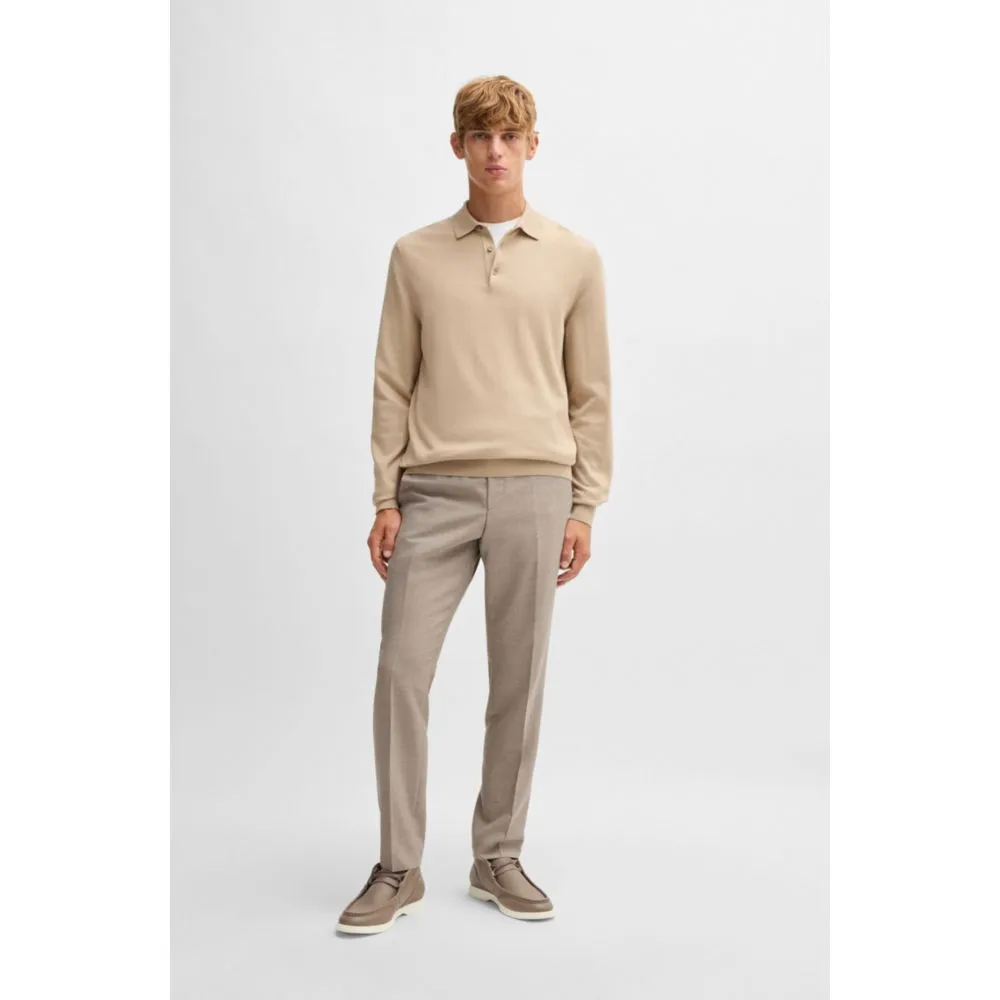 Desert boots in tumbled leather with apron toe