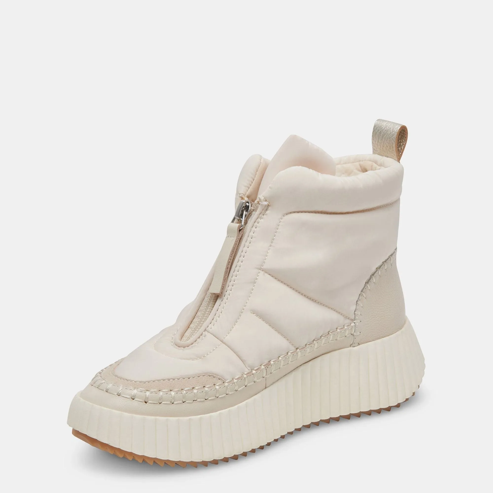 DEVLIN SNEAKERS IVORY NYLON