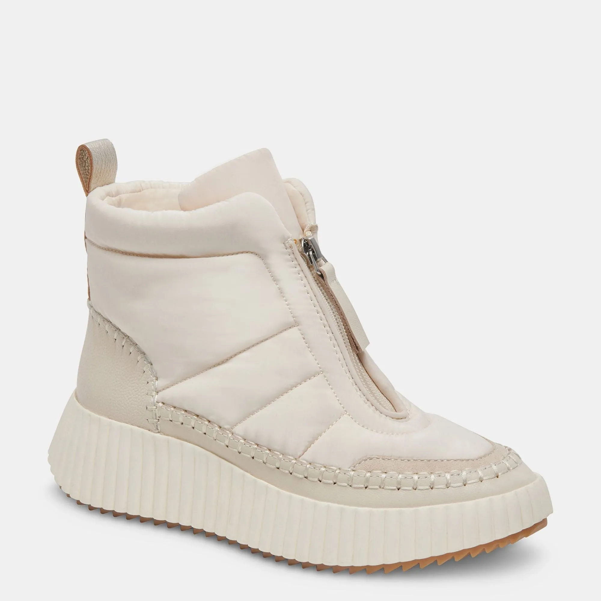 DEVLIN SNEAKERS IVORY NYLON