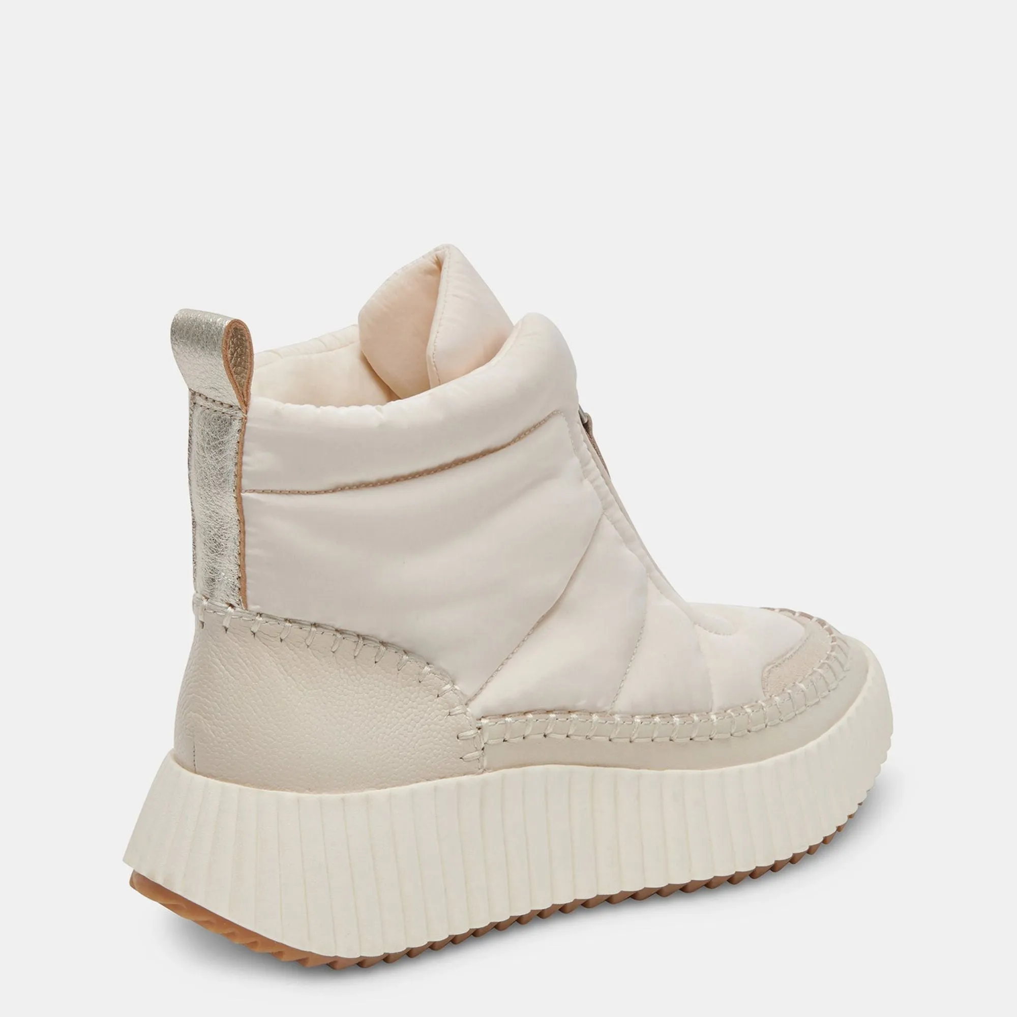 DEVLIN SNEAKERS IVORY NYLON