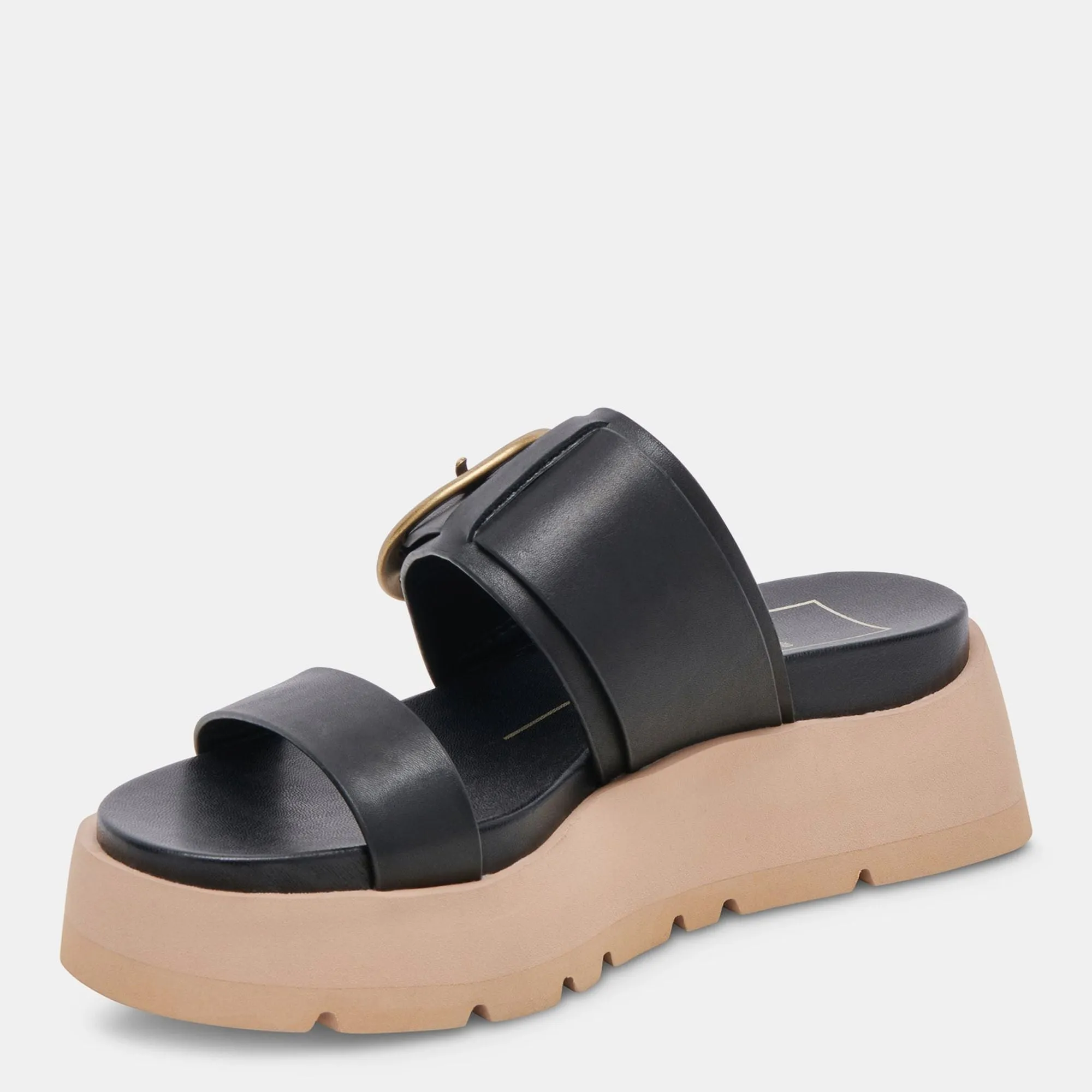 DEX SANDALS BLACK LEATHER