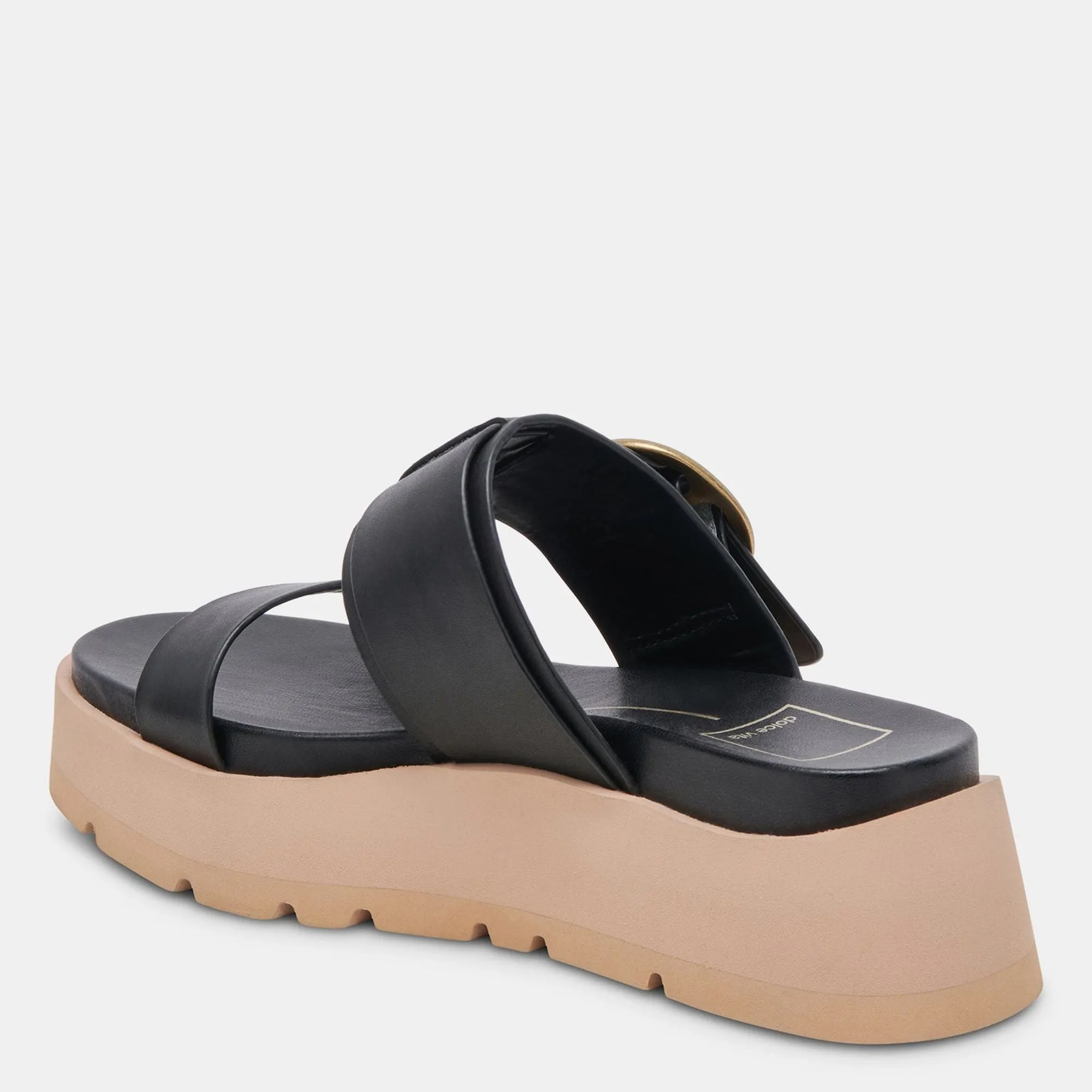 DEX SANDALS BLACK LEATHER