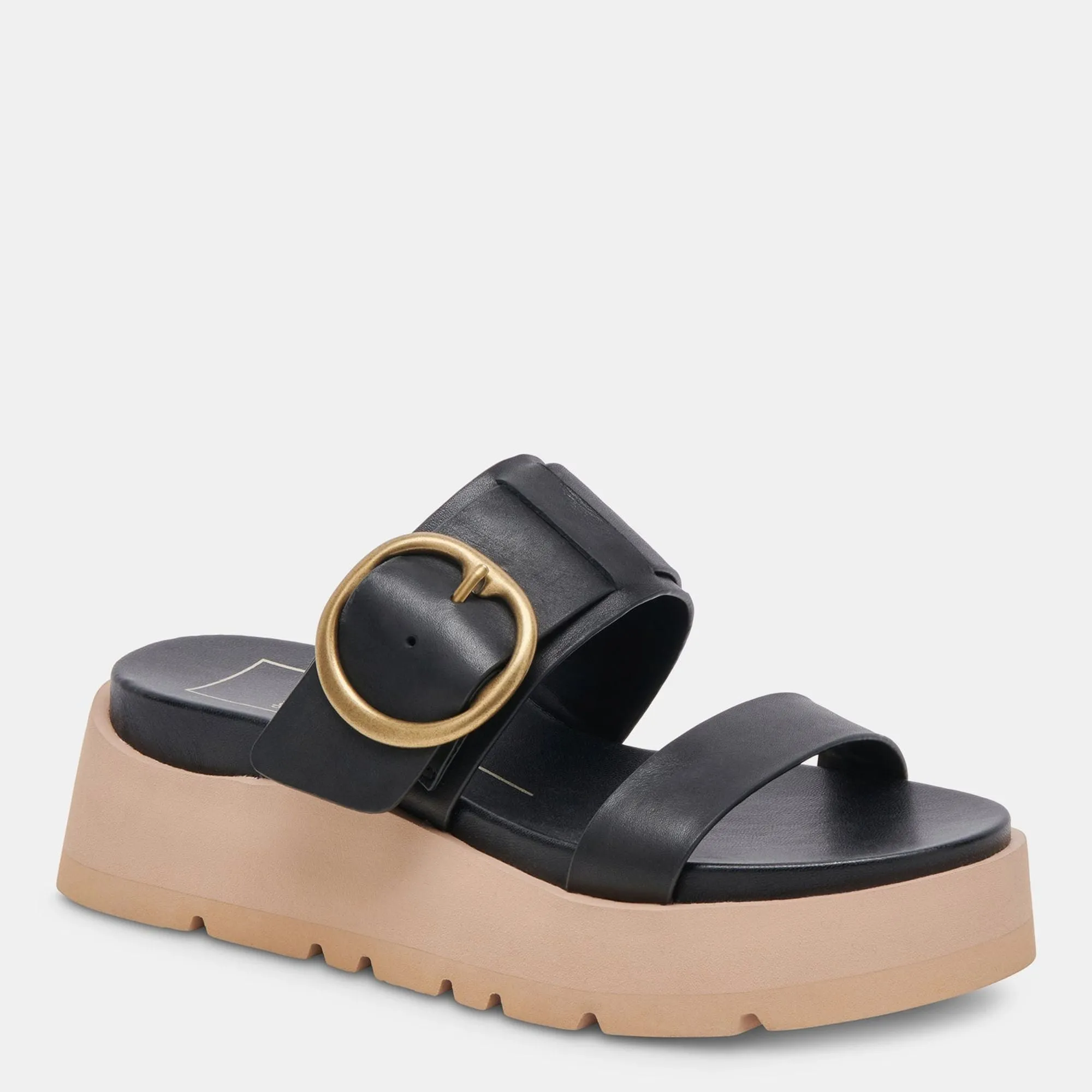 DEX SANDALS BLACK LEATHER