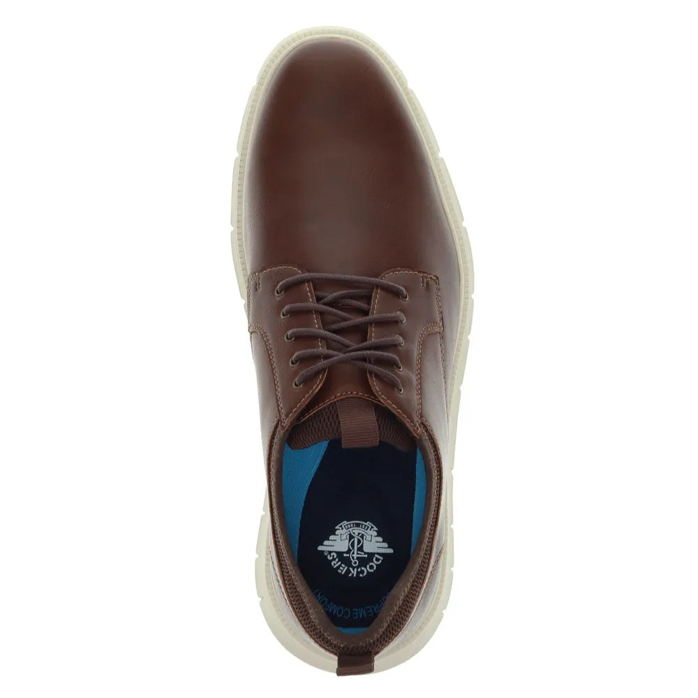 Dockers Mens Trine Slip Resistant Work Casual Lace Up Oxford Shoe