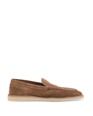 Dolce & Gabbana DG-plaque suede loafers