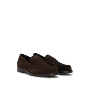 Dressletic penny loafers in suede