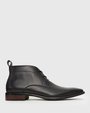 EAST Lace-Up Leather Boots