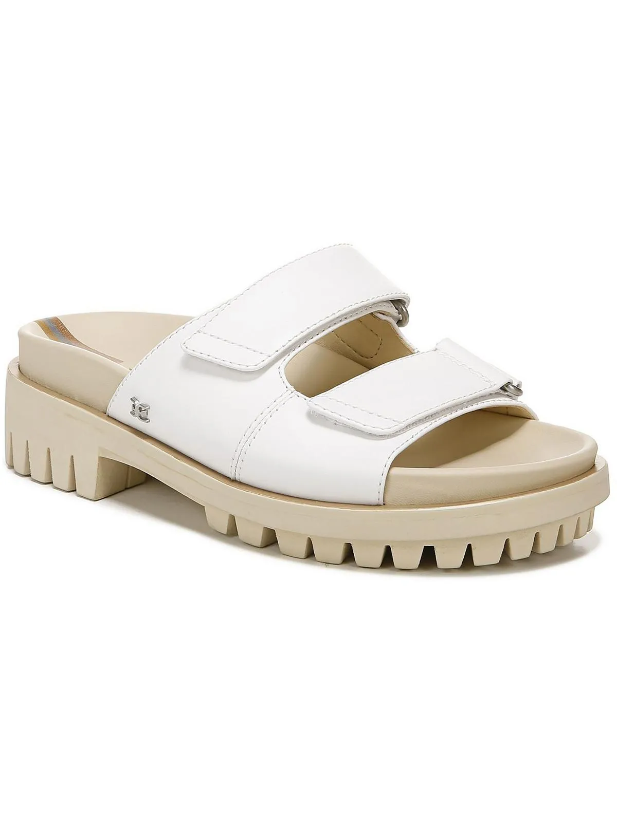Eliana Womens Slip On Strappy Slide Sandals