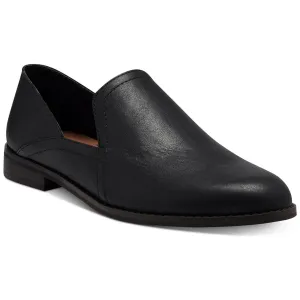 Ellopy Womens Leather Almond Toe Loafers