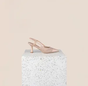 Emma - Perforated Beige Nude