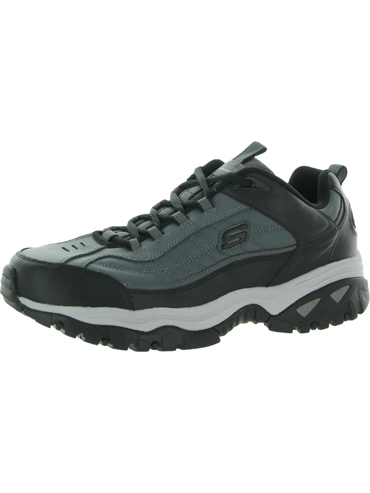 Energy-After Burn Mens Leather Activewear Sneakers