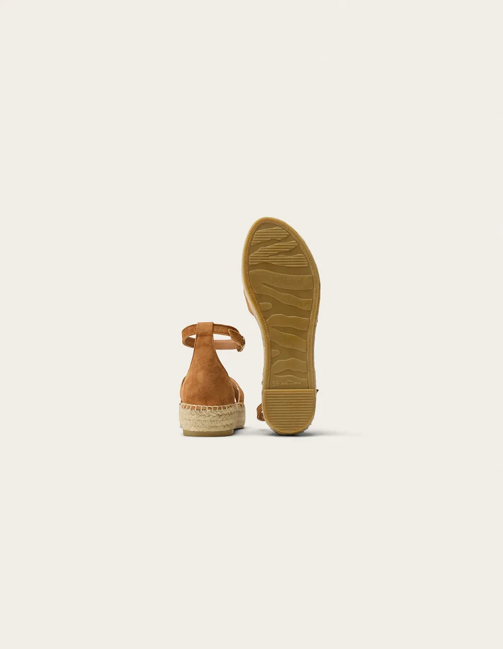 Espadrilles Catherine - Cognac suede