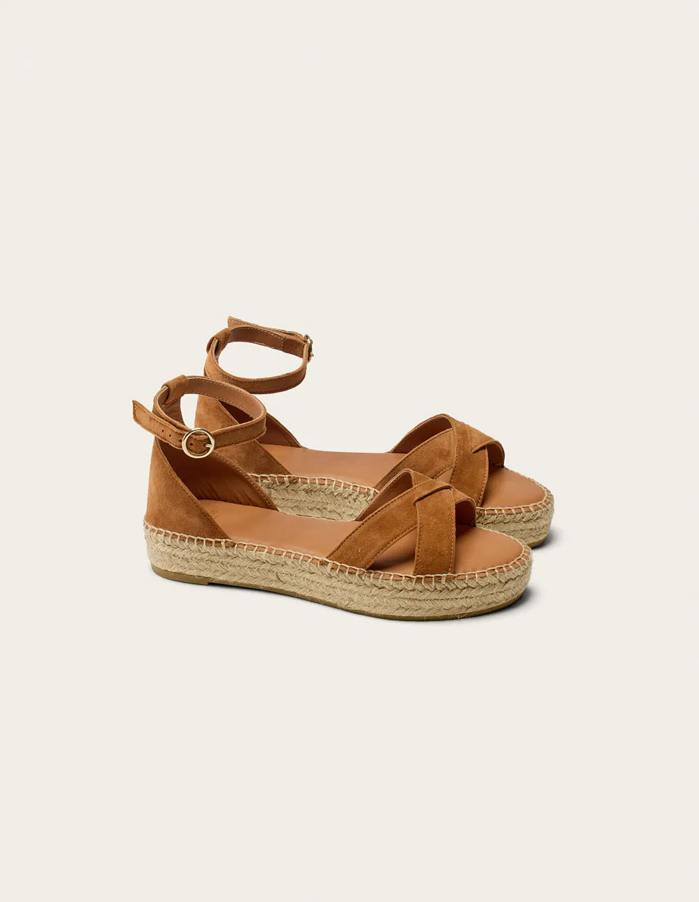 Espadrilles Catherine - Cognac suede