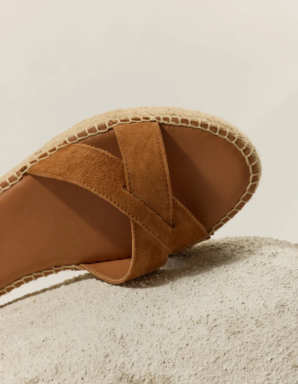 Espadrilles Catherine - Cognac suede
