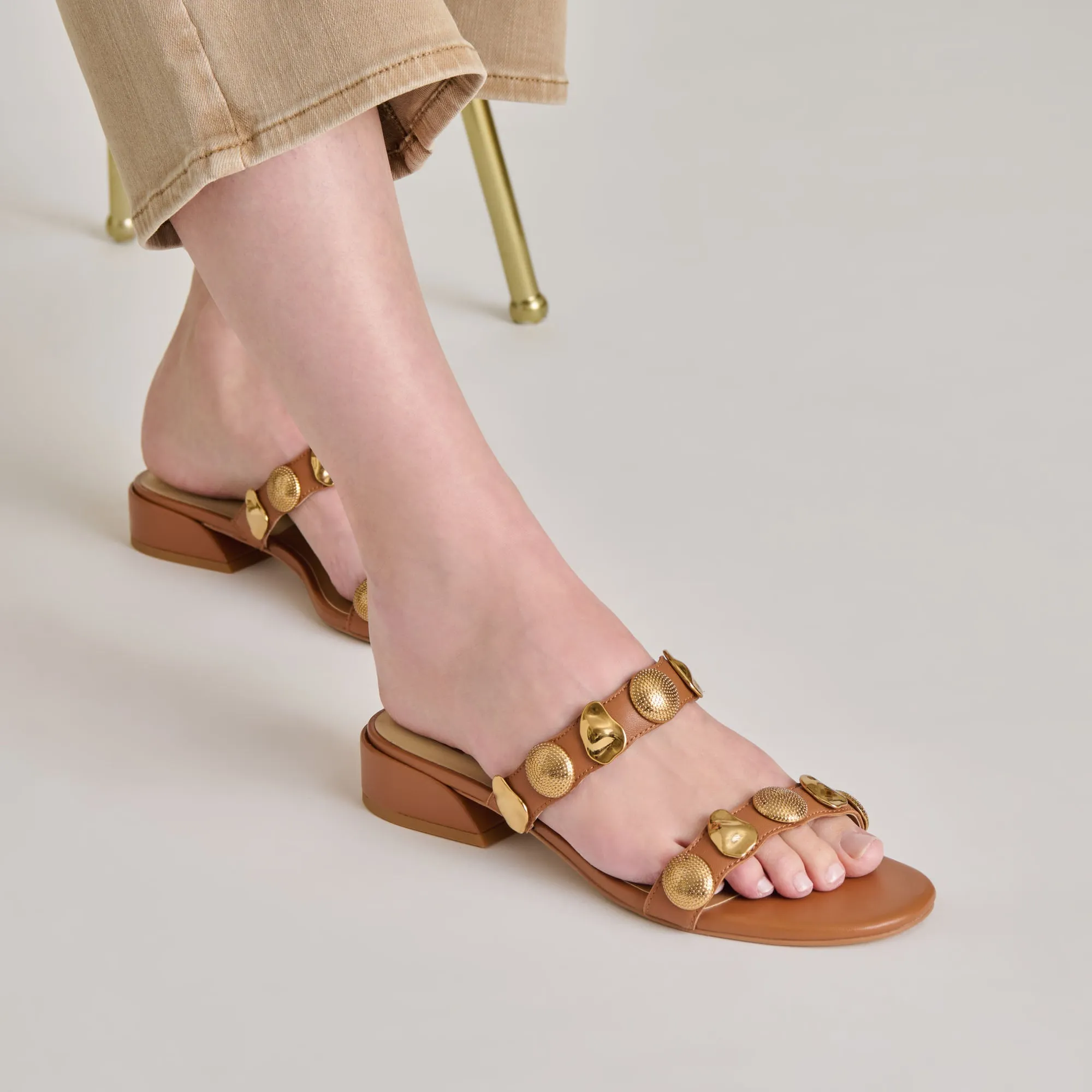 FARROW SANDALS SADDLE LEATHER