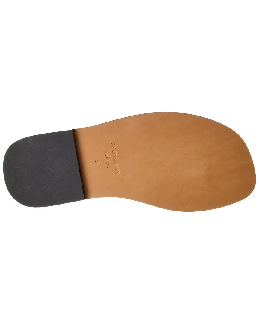 Ferragamo Gioventu Leather Sandal