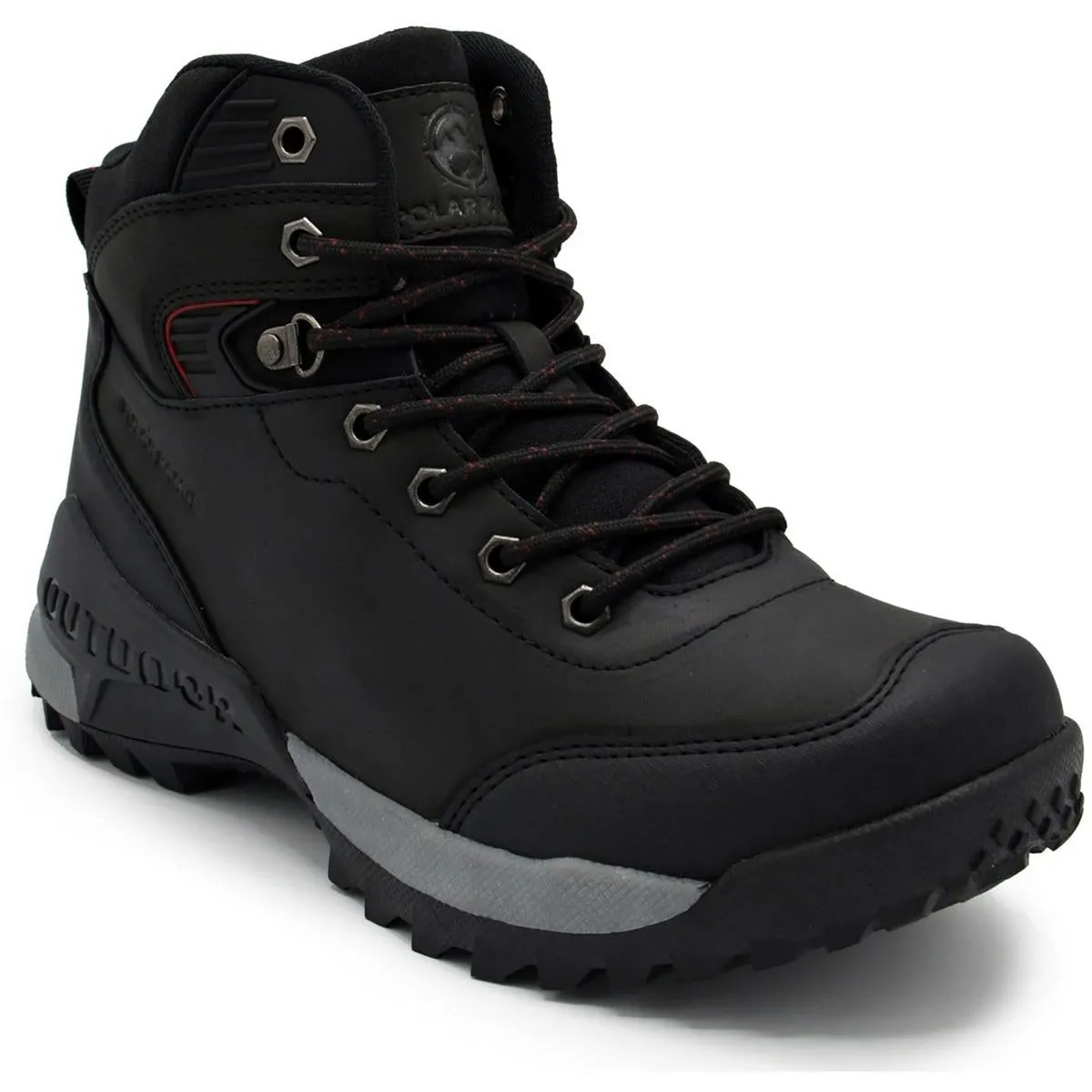 FINLAY Mens Lace-Up Manmade Hiking Boots