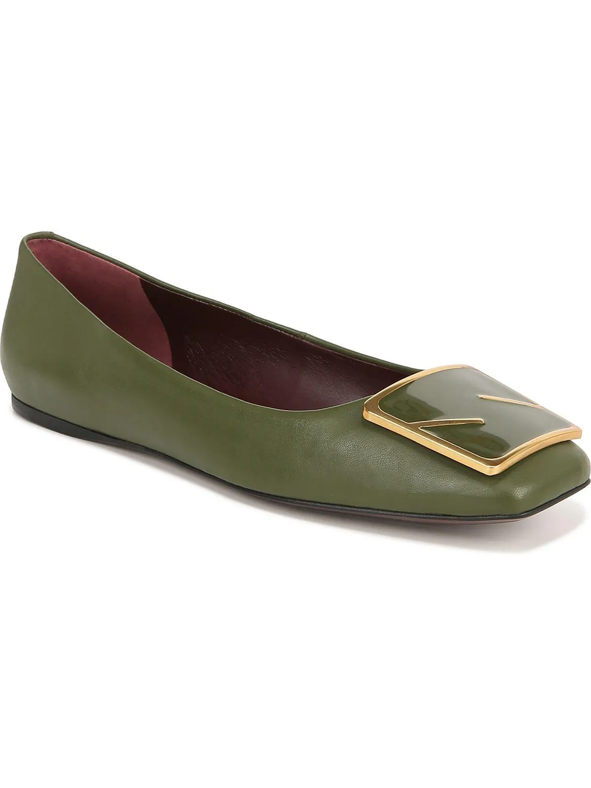 Flexa Amaya 3 Womens Leather Square Toe Ballet Flats