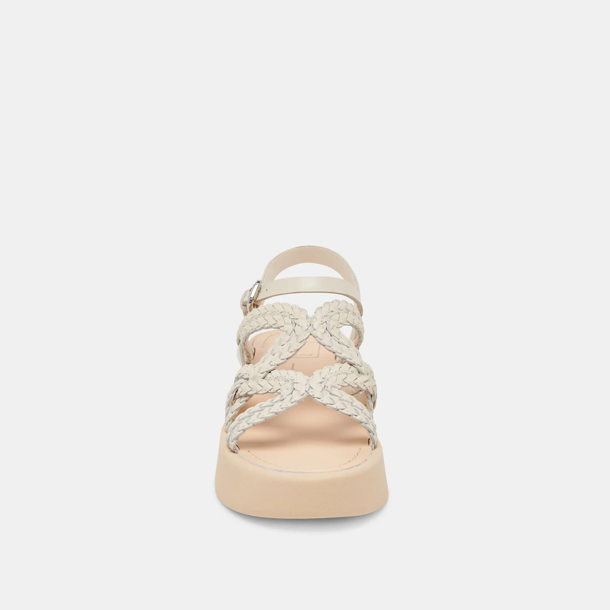 GATSBY SANDALS CREME LEATHER