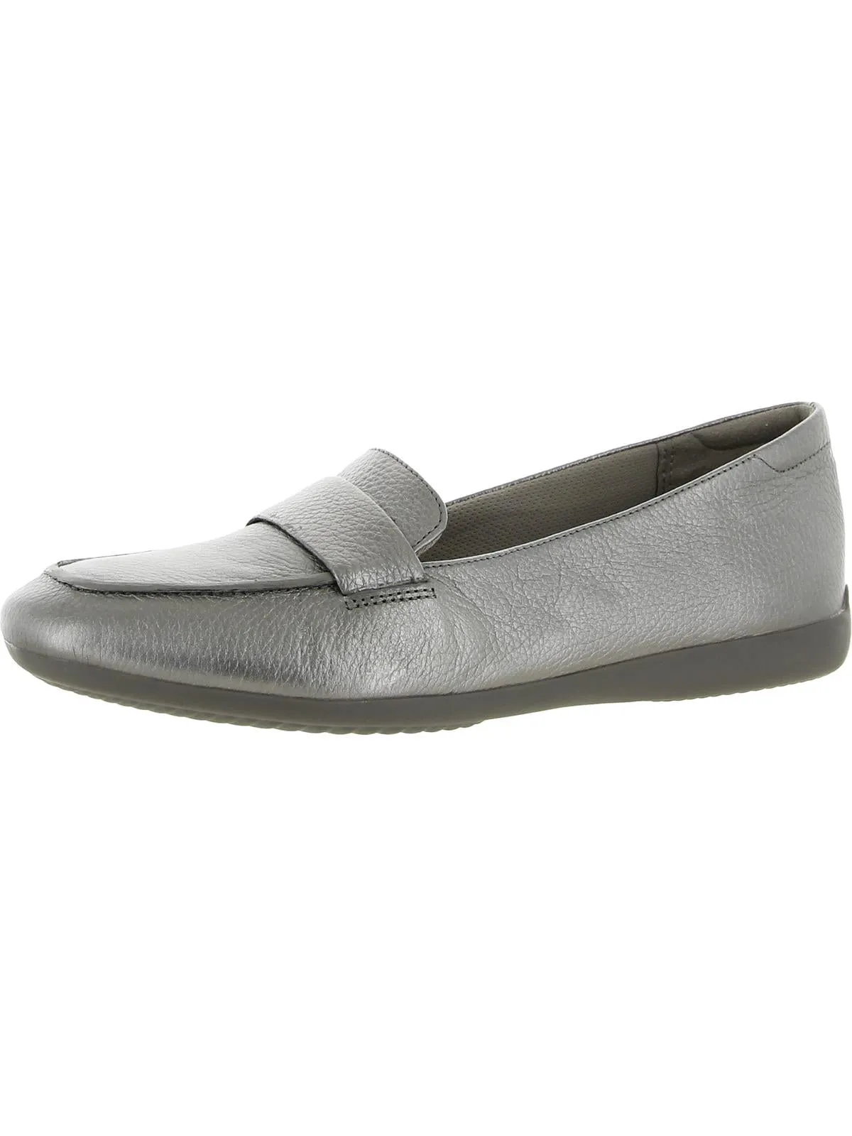 Genn-Flow Womens Suede Slip On Penny Loafers