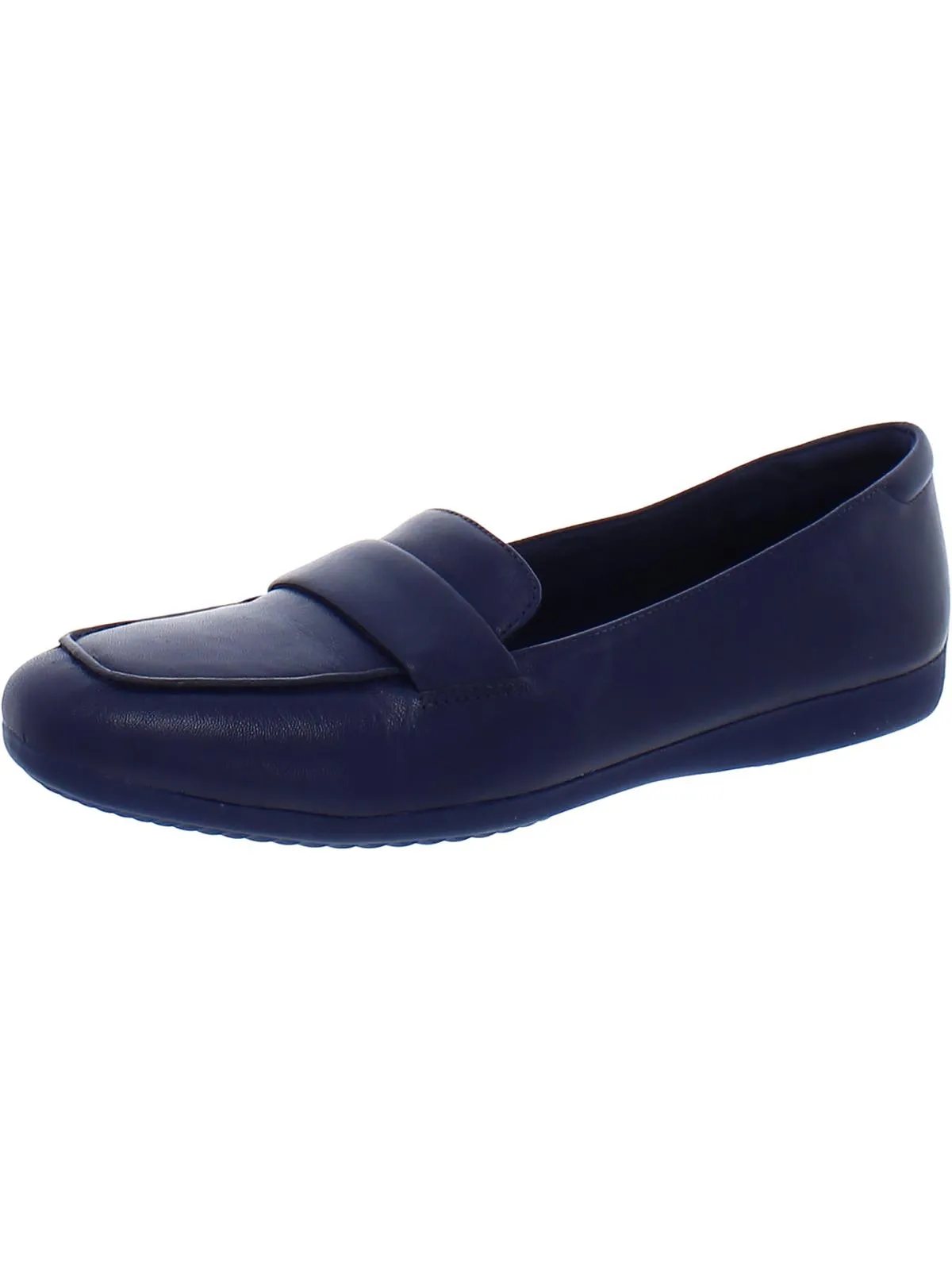 Genn-Flow Womens Suede Slip On Penny Loafers