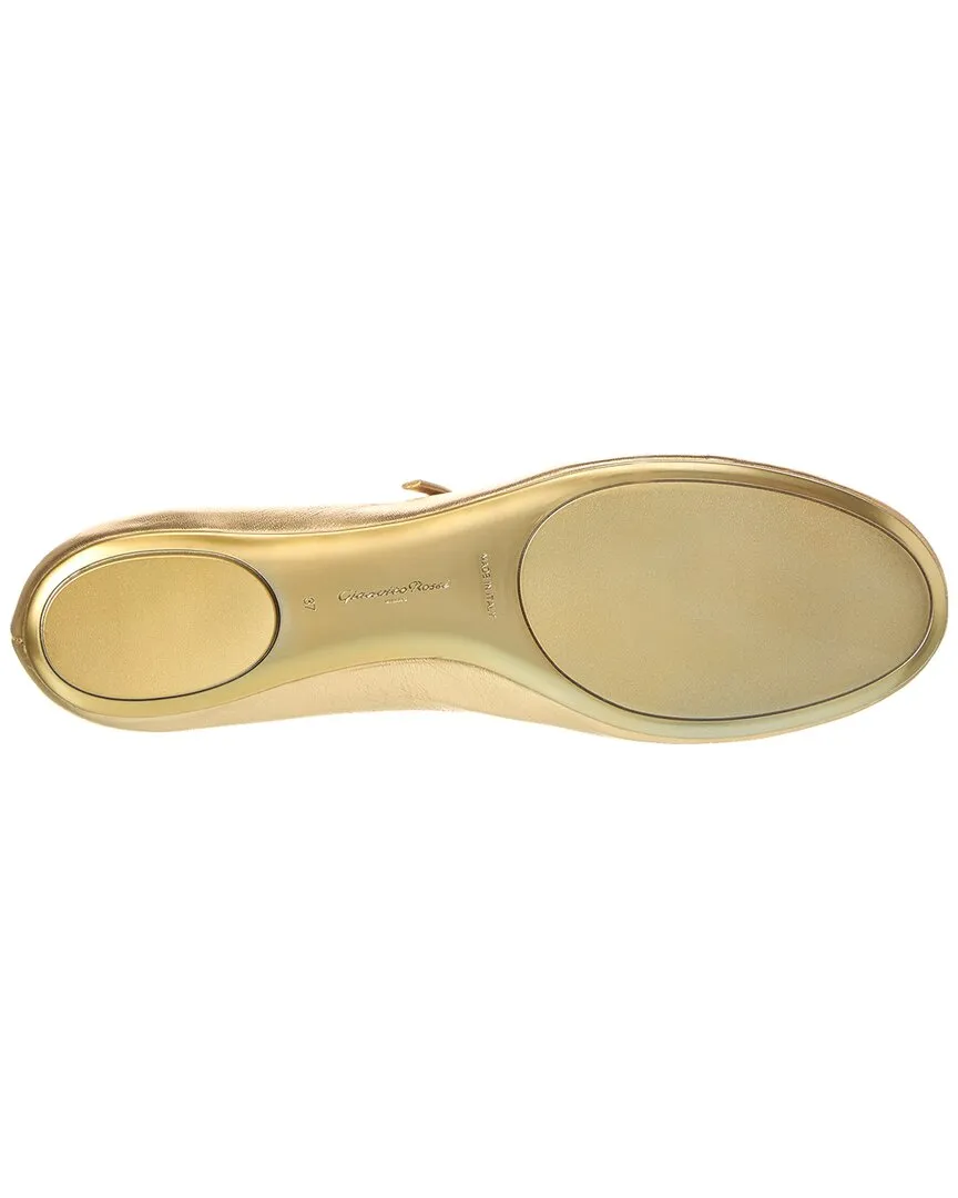 Gianvito Rossi Carla Leather Flat