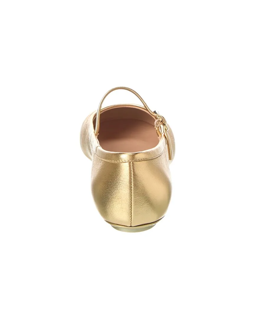 Gianvito Rossi Carla Leather Flat