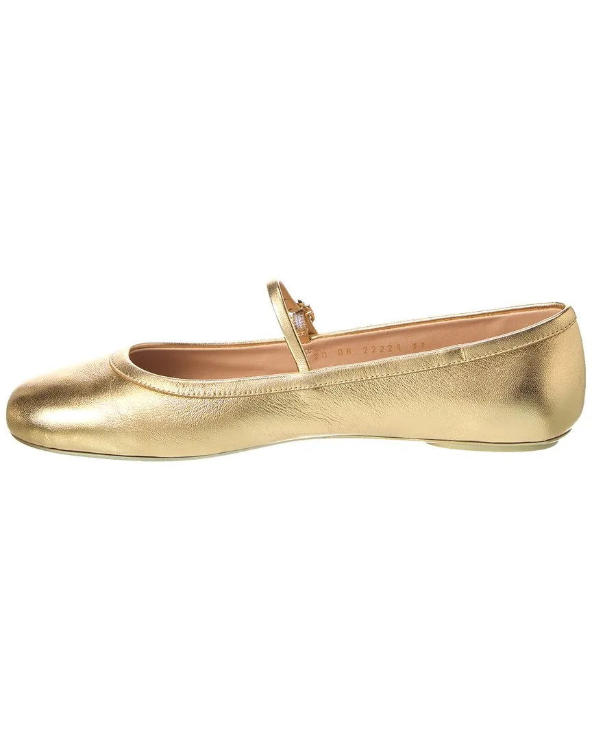 Gianvito Rossi Carla Leather Flat