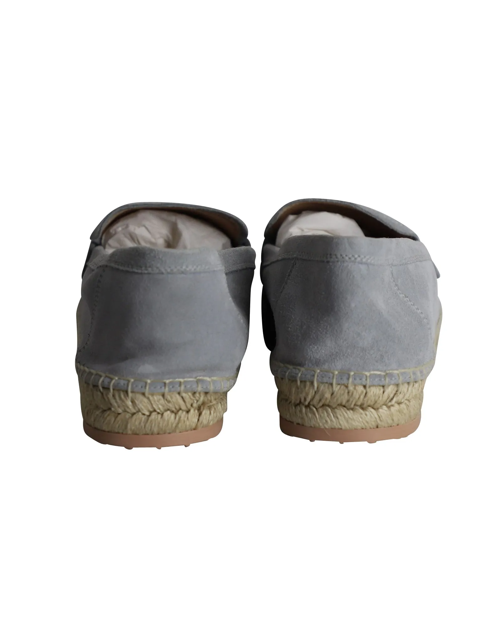 Gianvito Rossi Lido Loafers in Grey Suede